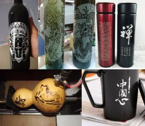 金华酒瓶葫芦工艺品激光雕刻机